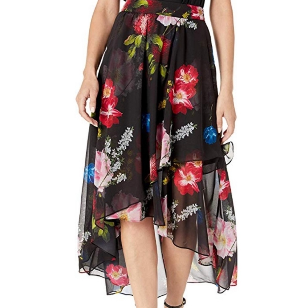 Ted Baker Ritta Berry Sundae Ruffle Midi Skirt